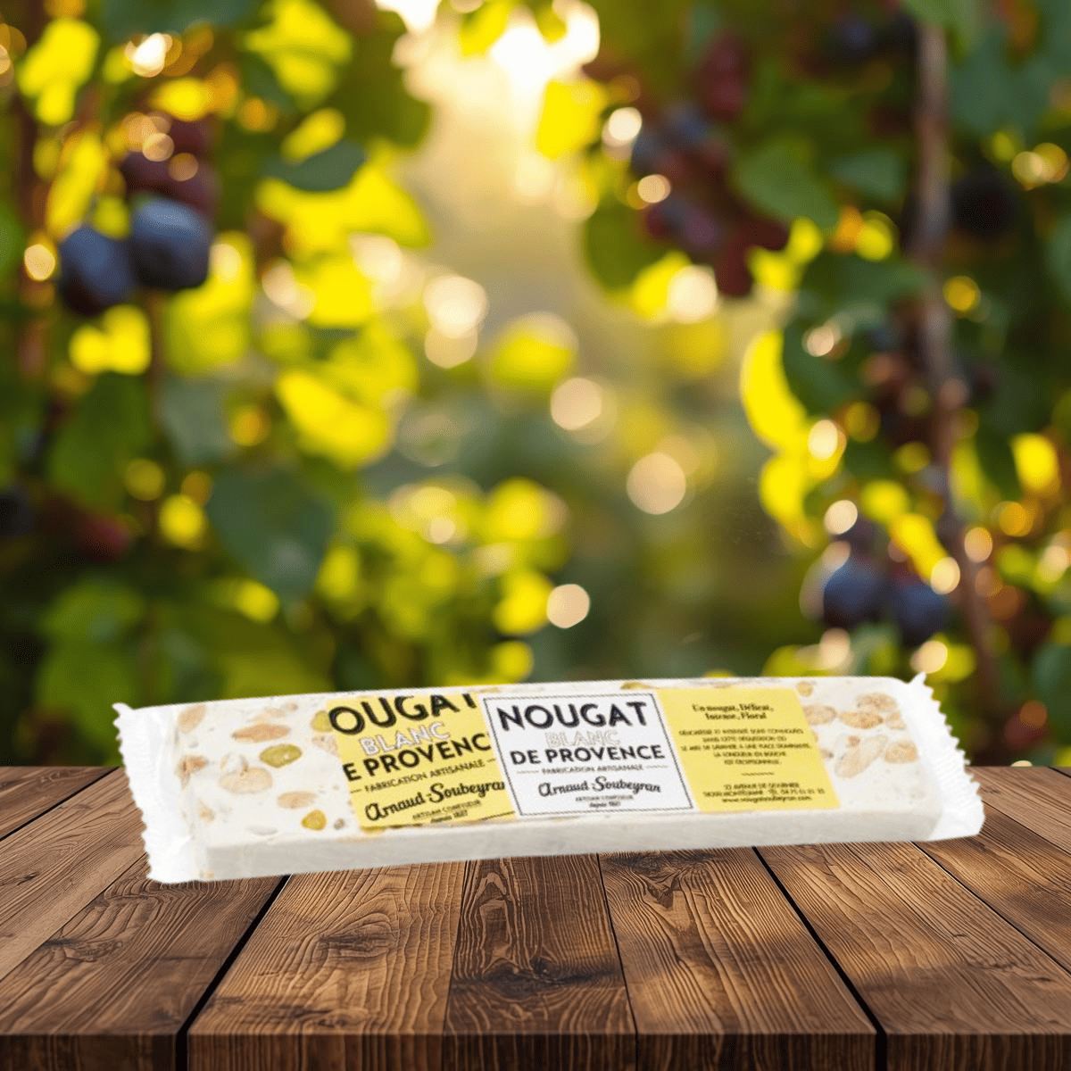 Nougat blanc de Provence – Barre 100 g