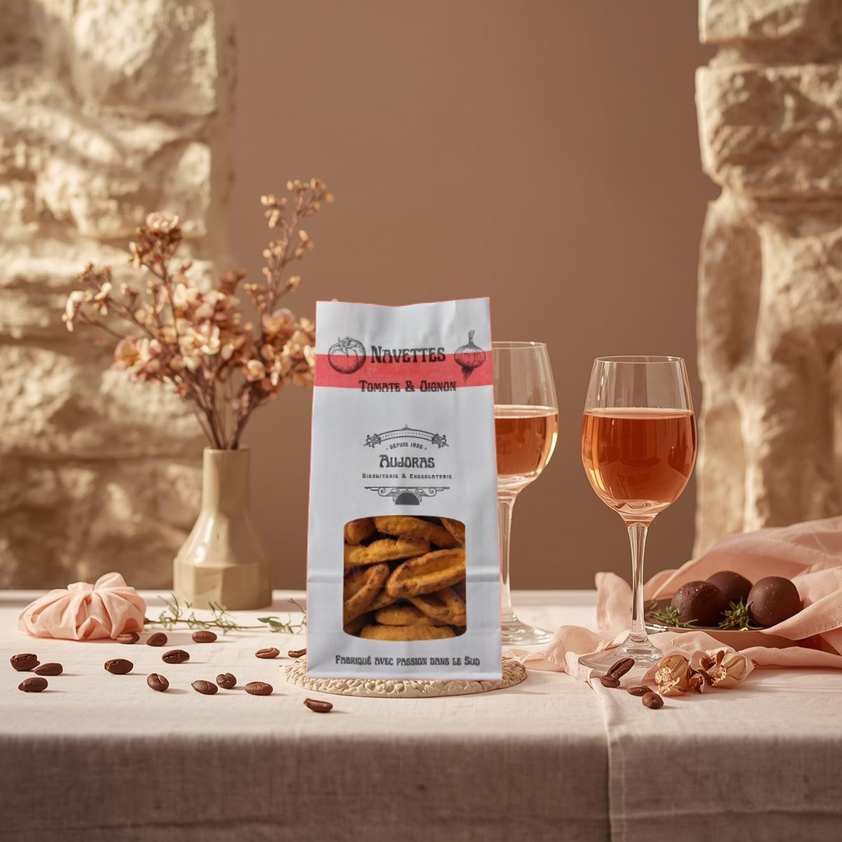 Navettes Tomates & Oignons  (130 g) Maison Molinet