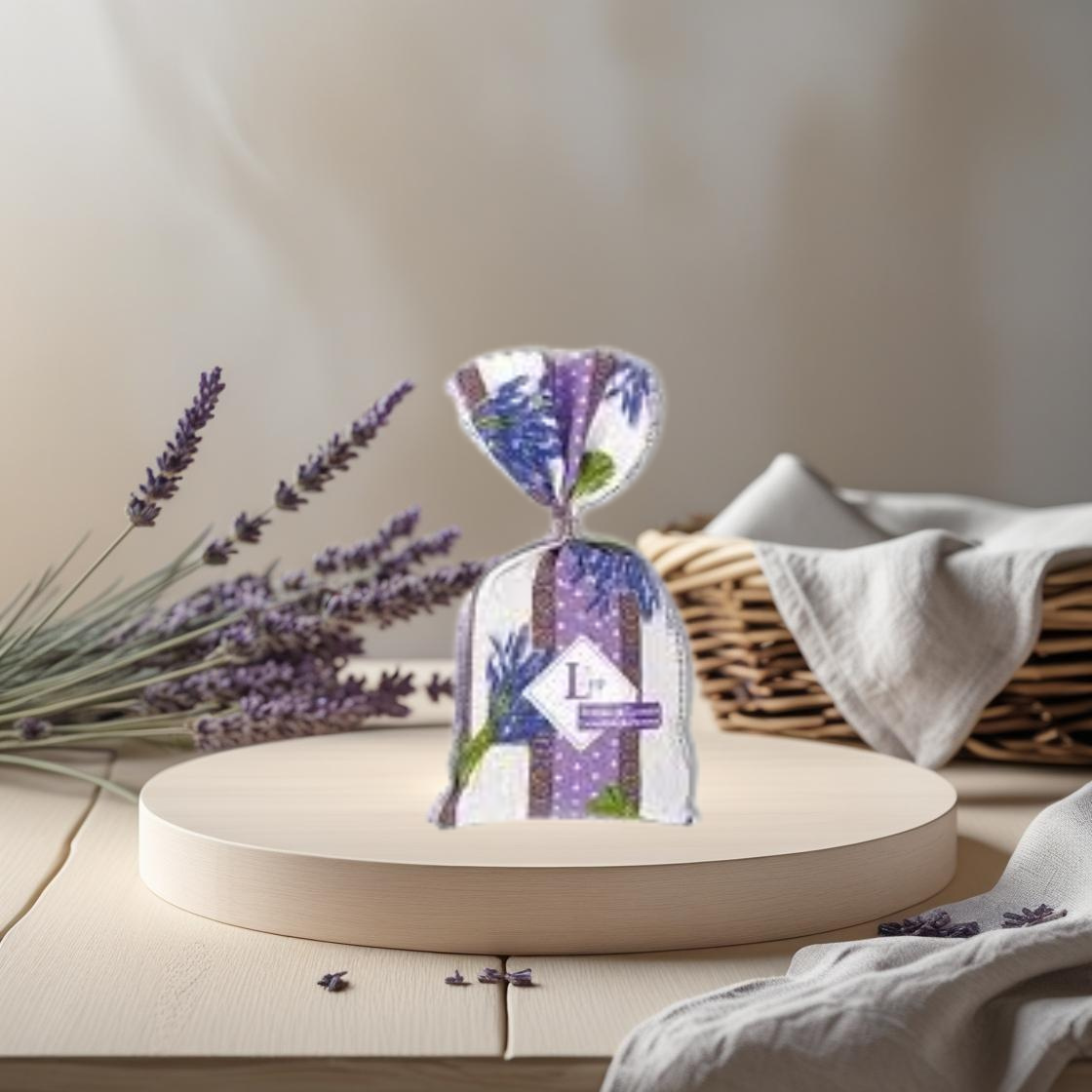 Sachet lavande et lavandin noeud Maison Molinet