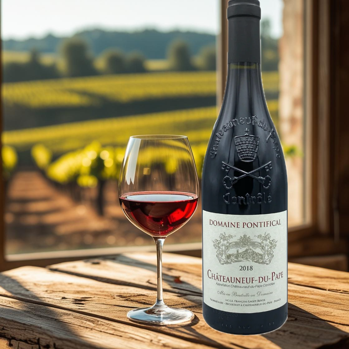 Domaine Pontifical – Châteauneuf‑du‑Pape Rouge 2022