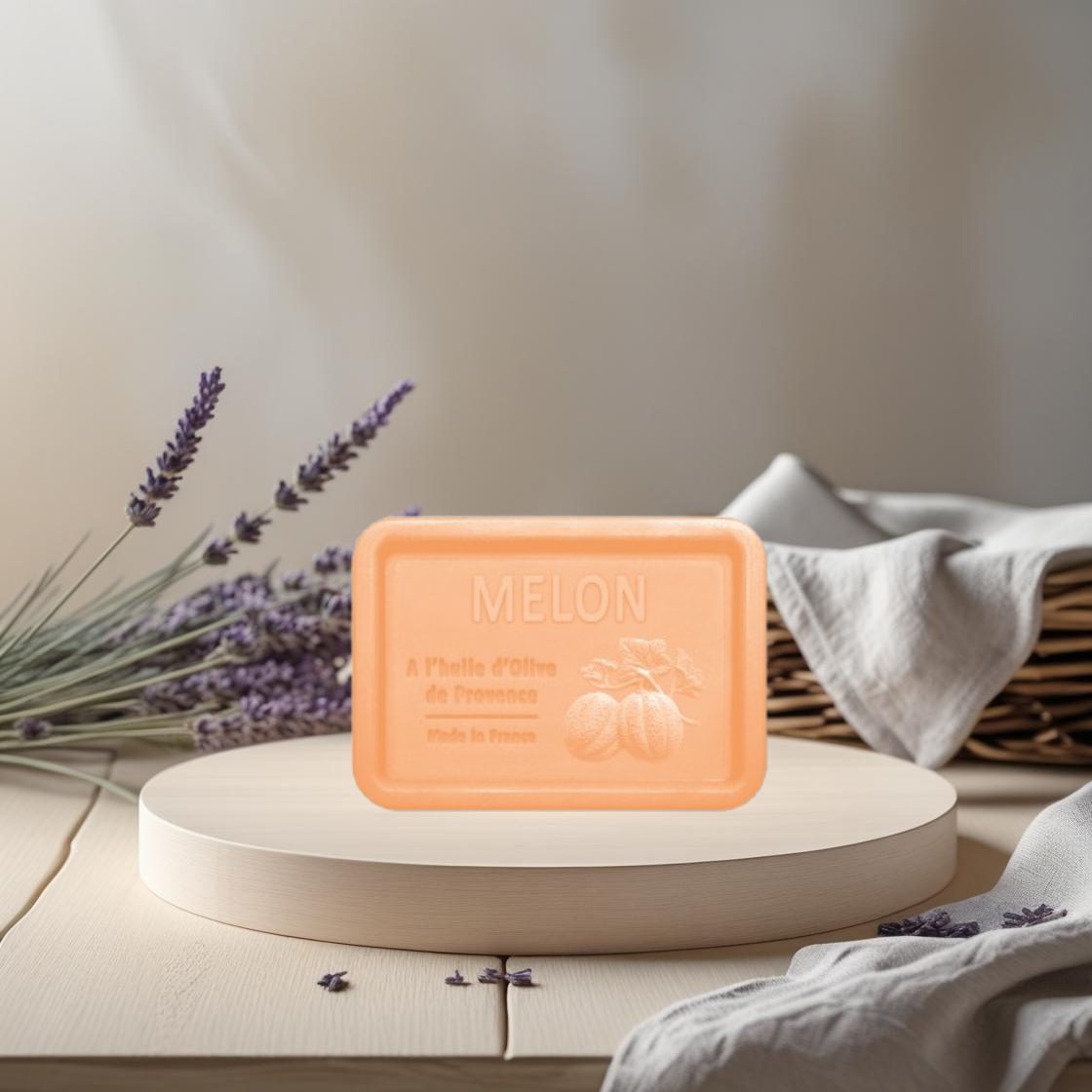 Savon “Melon” – 120 g – Savon de Marseille