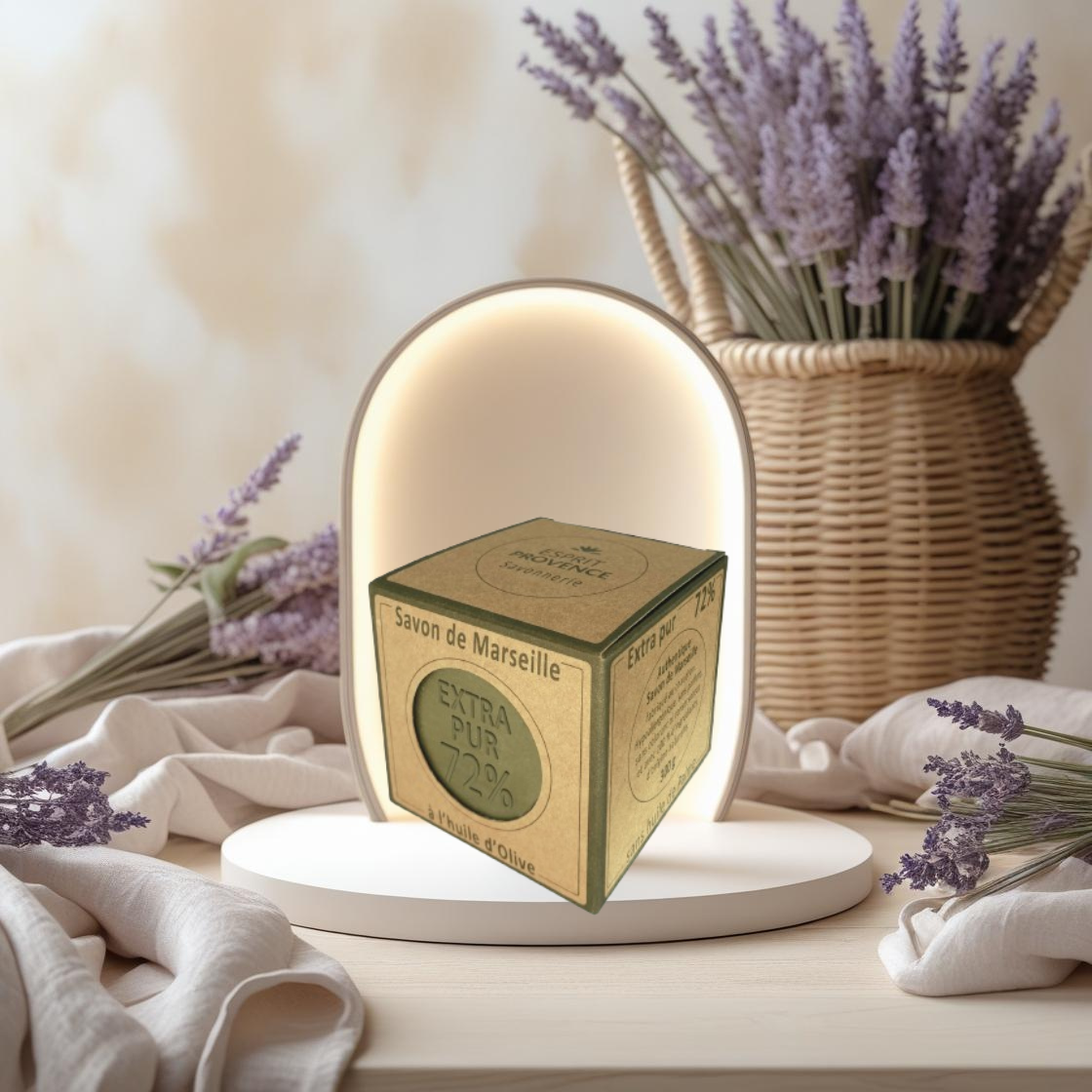Savon de Marseille Extra Pur 72 % Olive – Cube 300 g