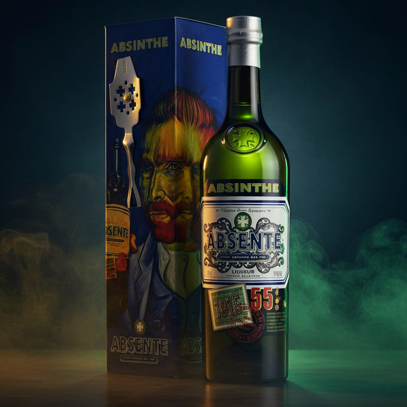 Absente 55° – Étui + Cuillère Van Gogh Maison Molinet