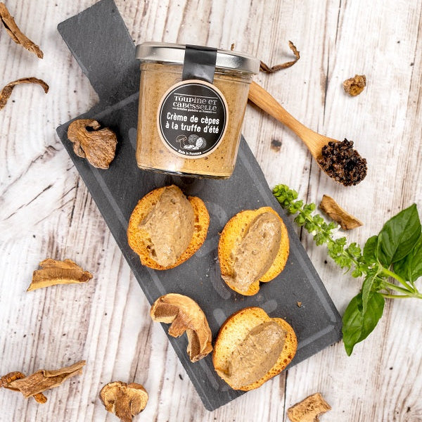 Crème de Cèpes à la Truffe d’Été – Tartinable Gourmet 90 g Maison Molinet