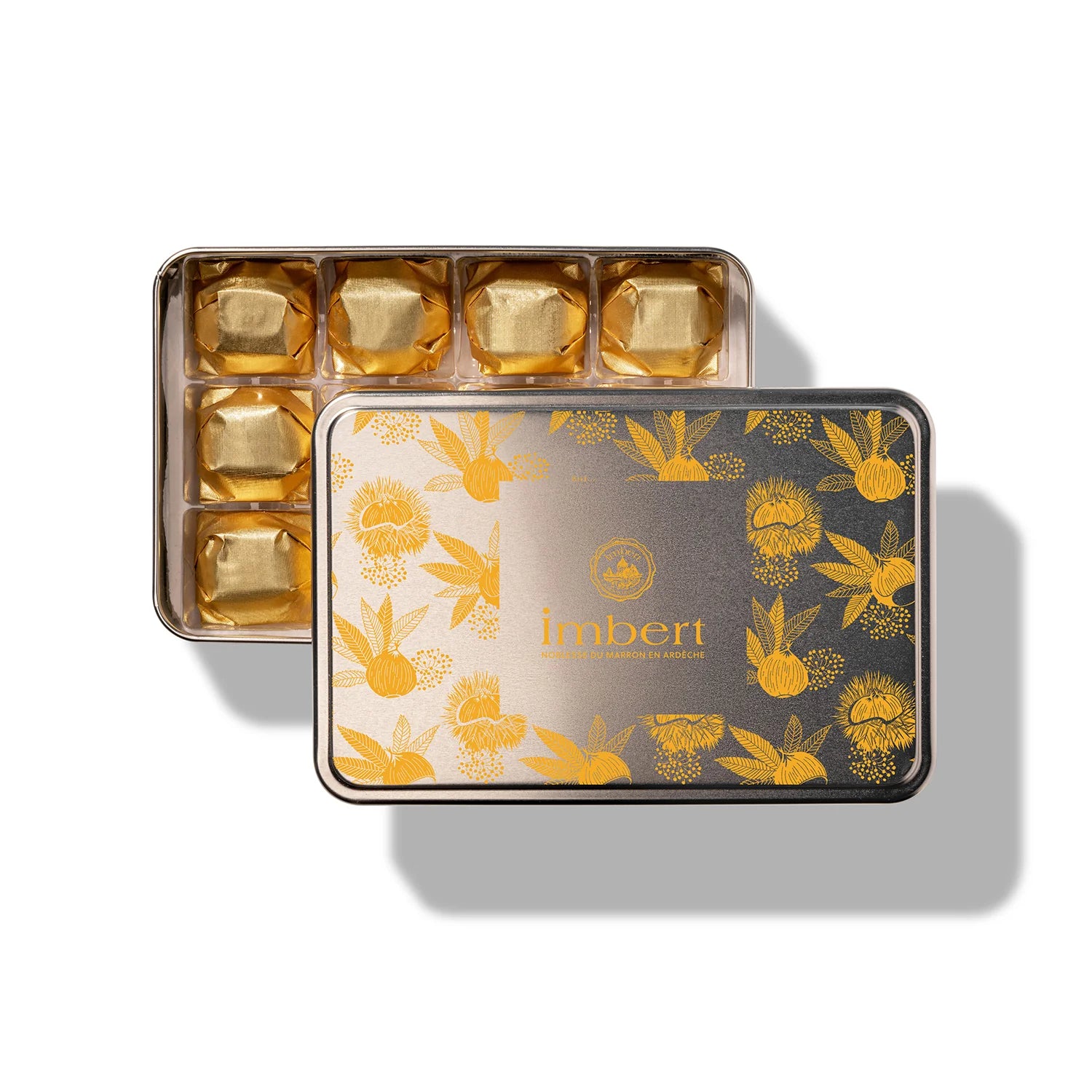 Marrons glacés – 240 g (boîte fer) — Marrons Imbert